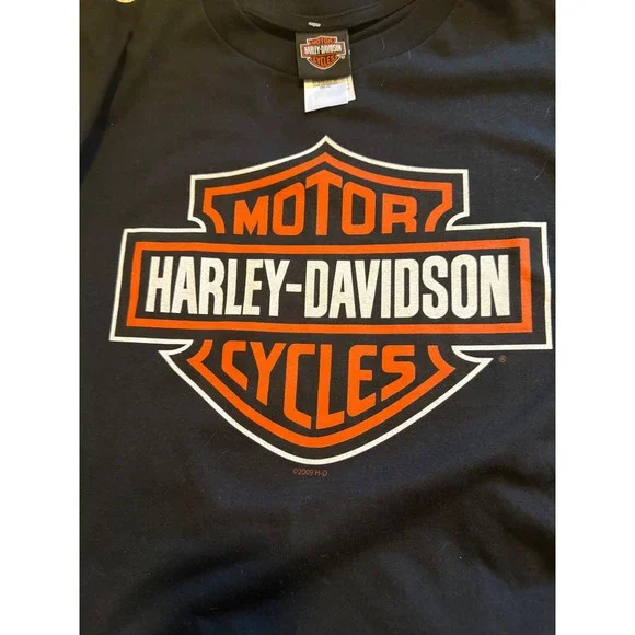 Harley-Davidson T-Shirt Mens XXL Black Waterford City Ireland Bar & Shield 2009 - Picture 2 of 4